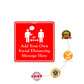 Add Your Own Social Distance Sign