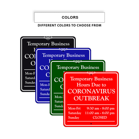 Corona Virus Out Break Sign