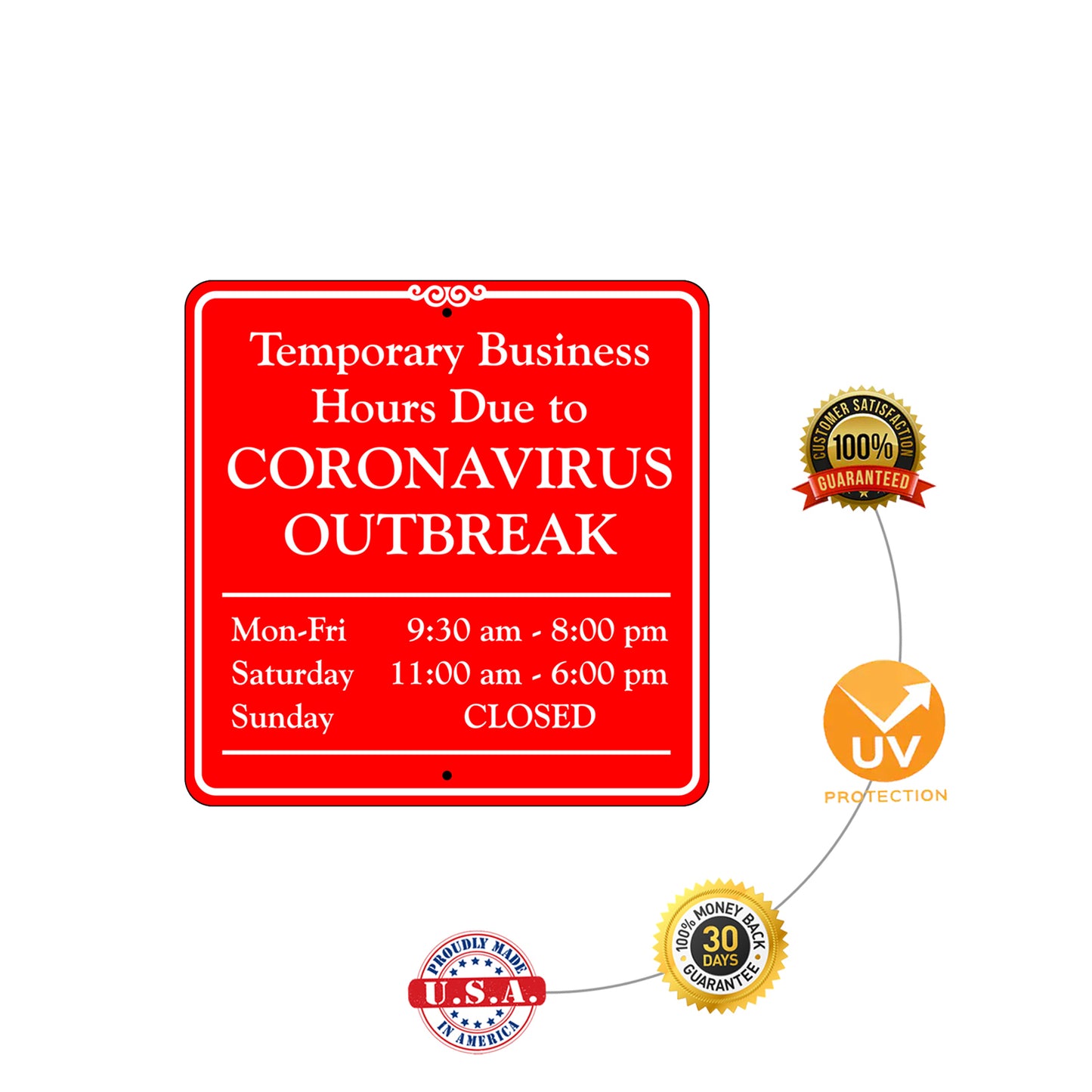 Corona Virus Out Break Sign