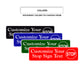Customize Your Stop Sign Text Sign