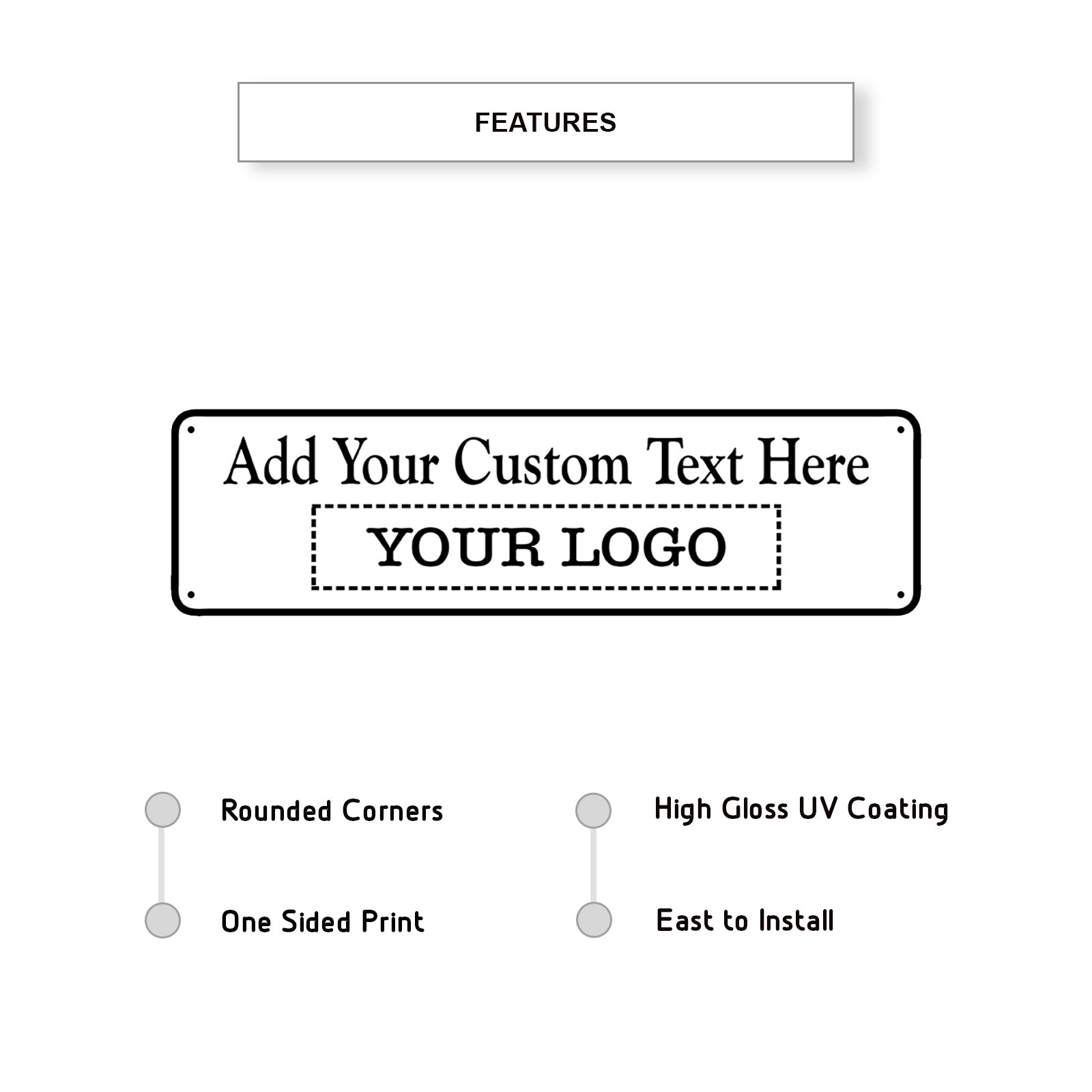 Custom Sign Add Your Custom Text Here Sign – Sign Fever