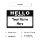 Hello My Name Is Sign