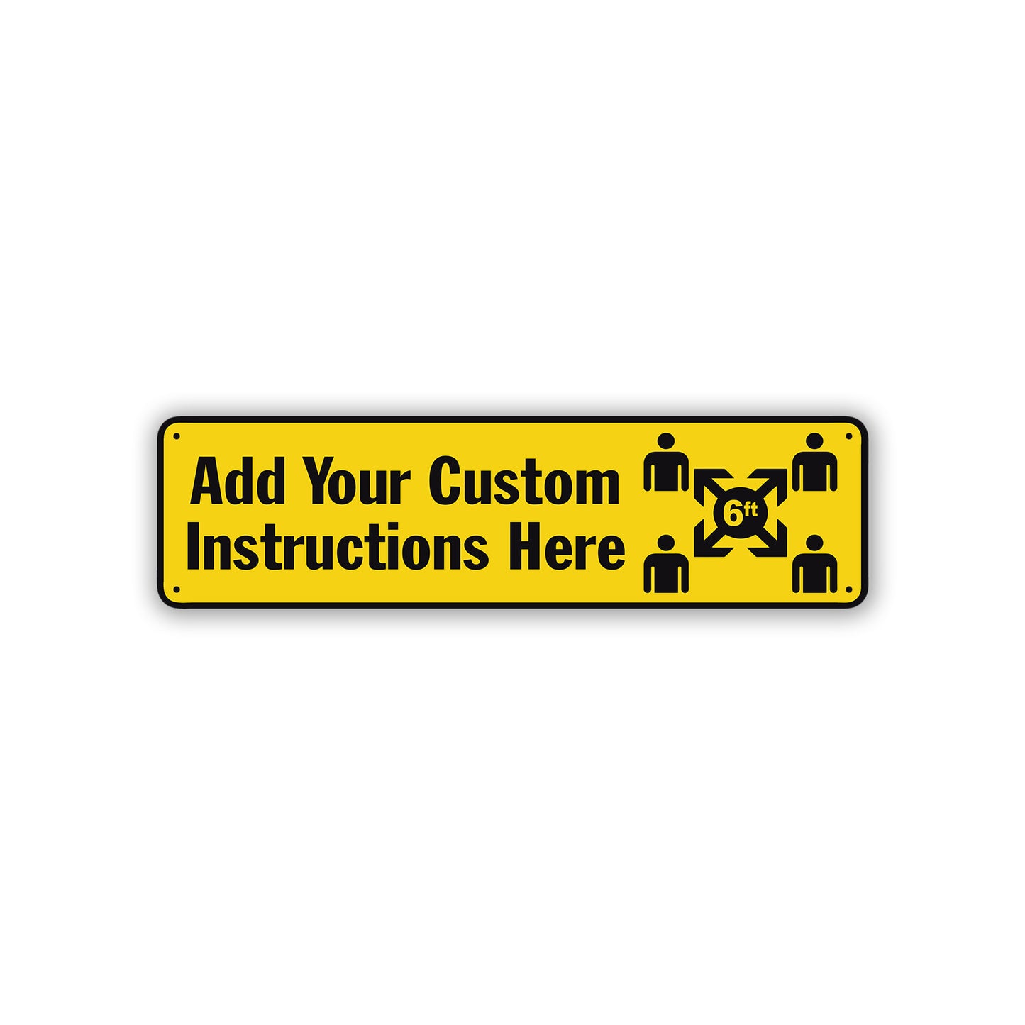 Add Your Custom Instruction Here Sign