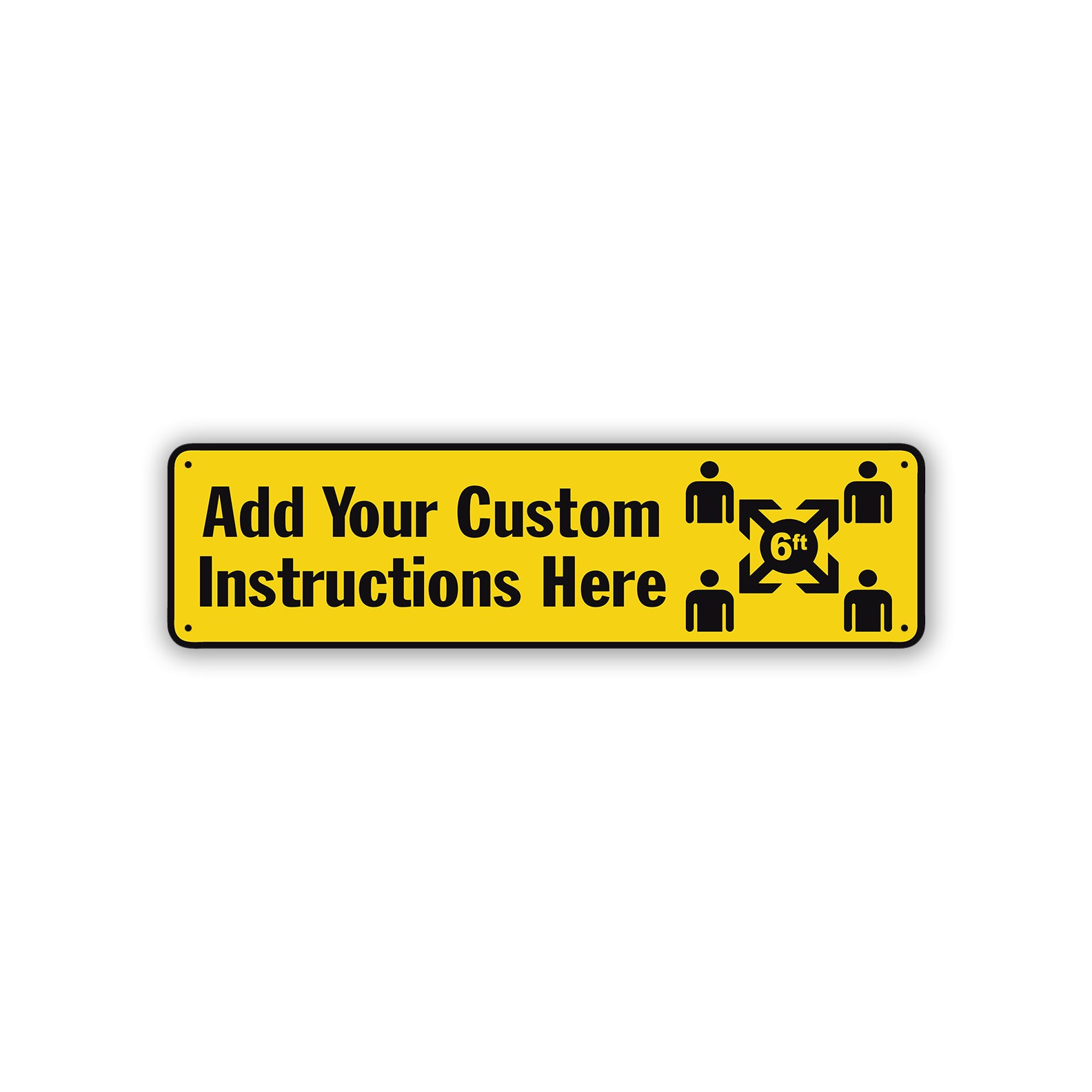Add Your Custom Instruction Here Sign