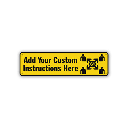 Add Your Custom Instruction Here Sign