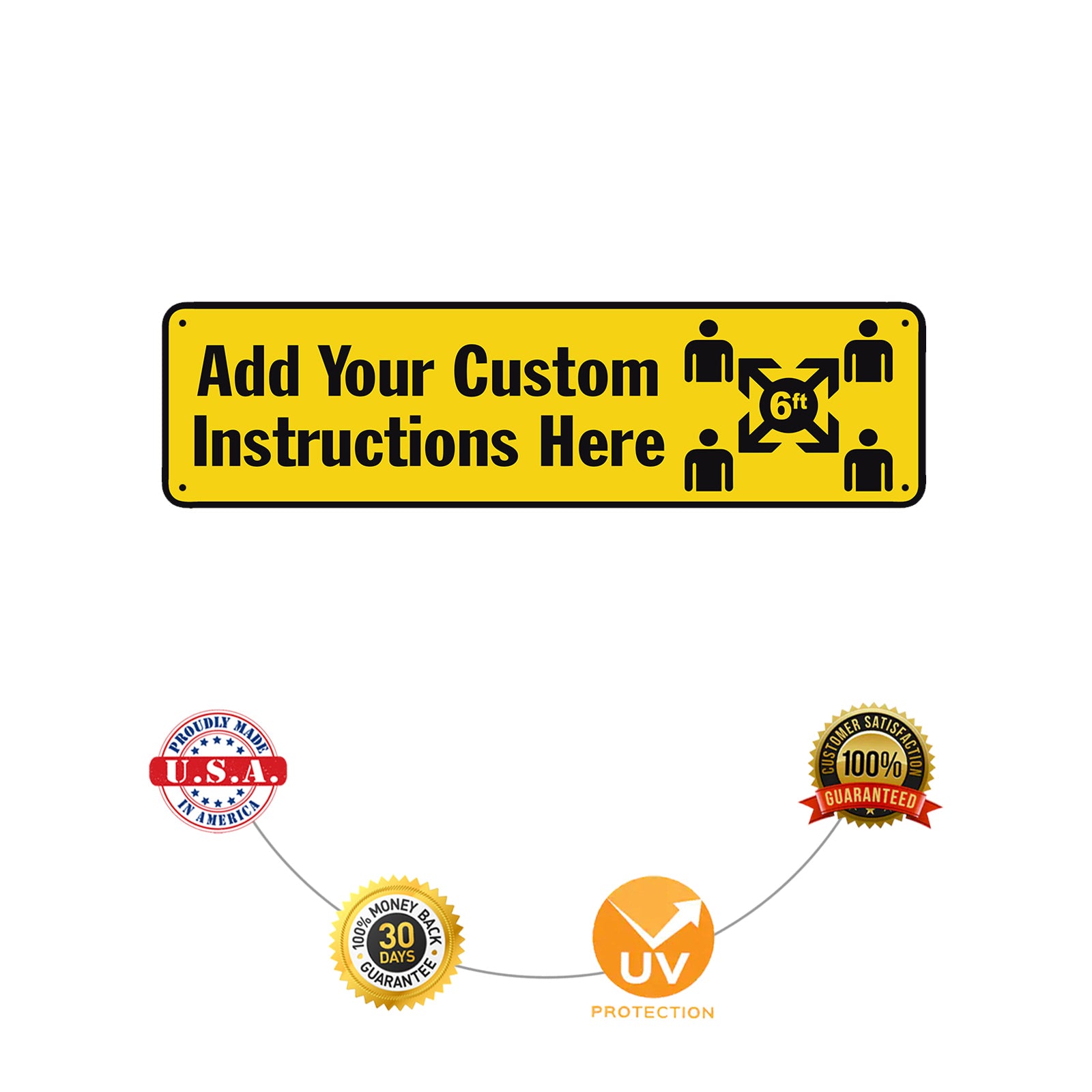 Add Your Custom Instruction Here Sign