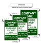 Company Name Sign