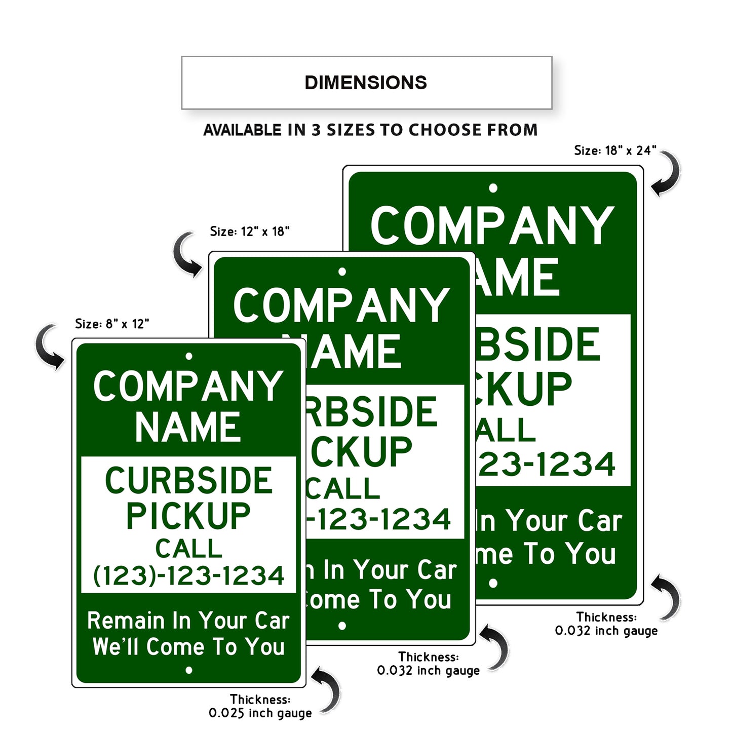 Company Name Sign