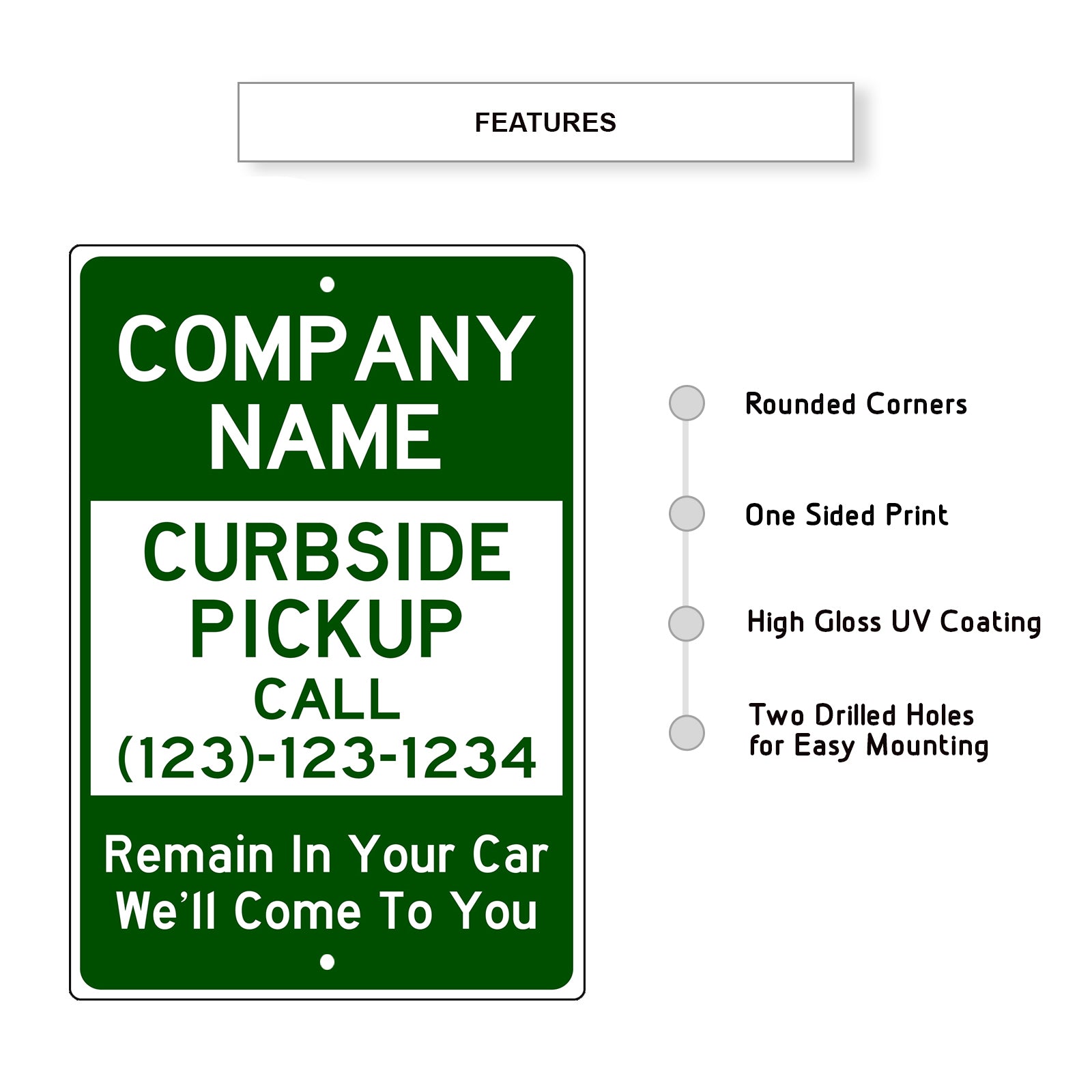 Company Name Sign