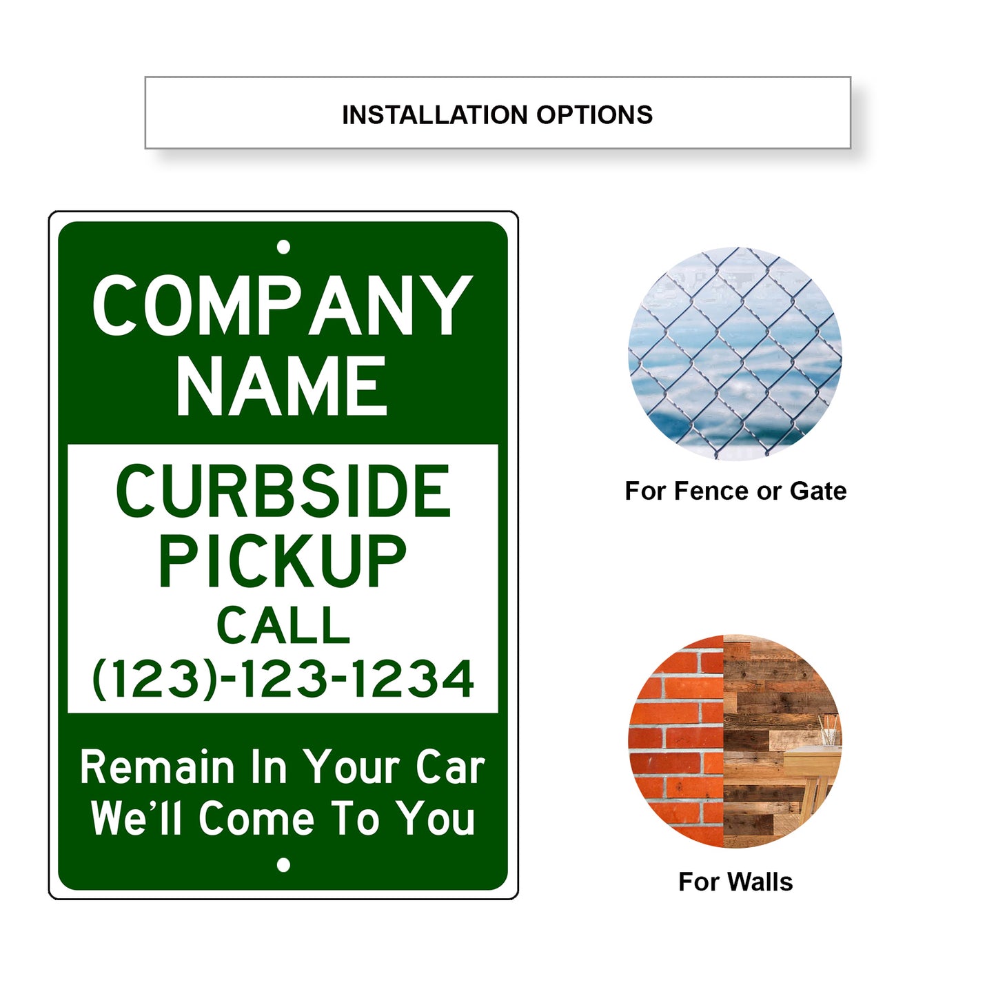 Company Name Sign