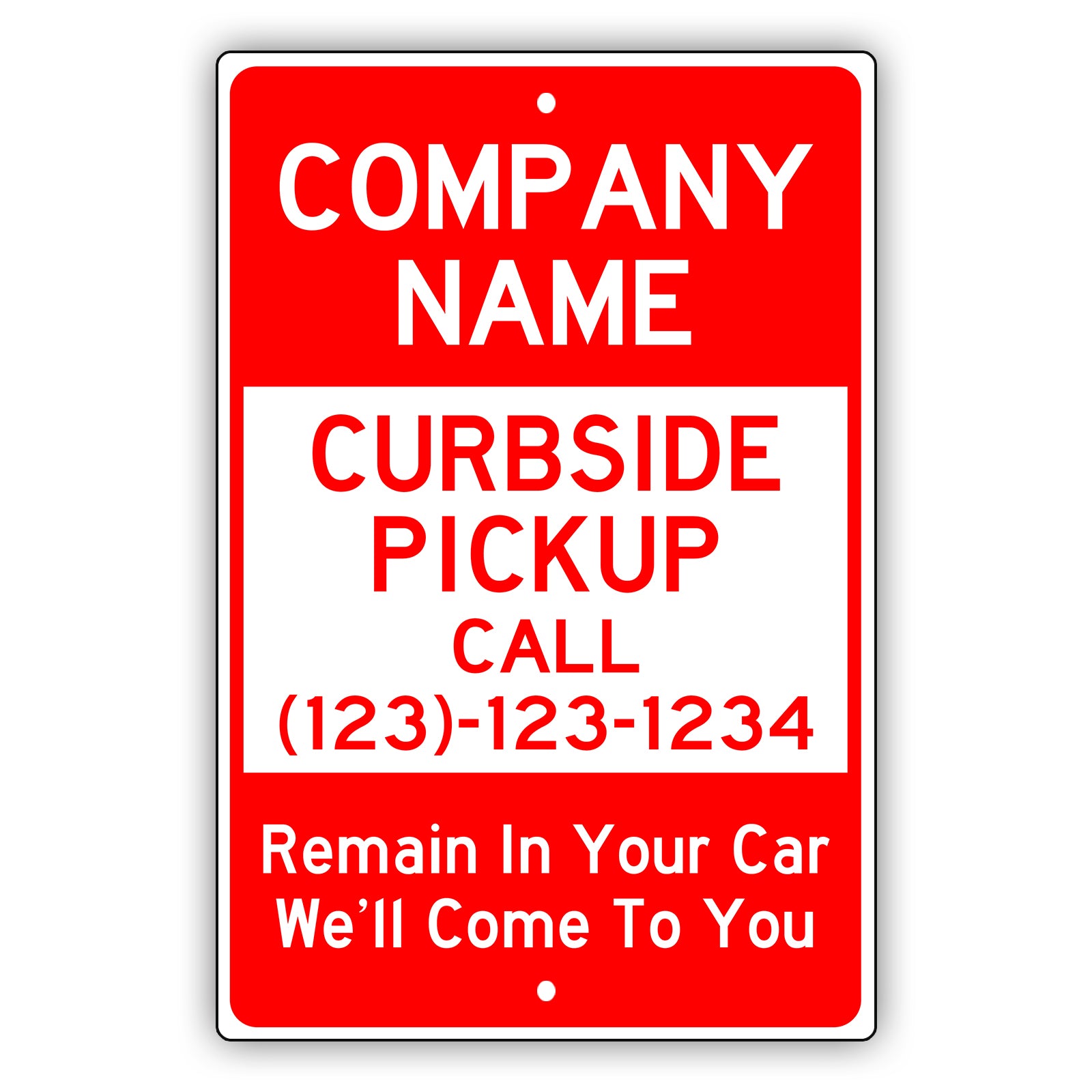 Company Name Sign