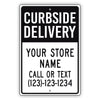 Curbside Delivery Sign