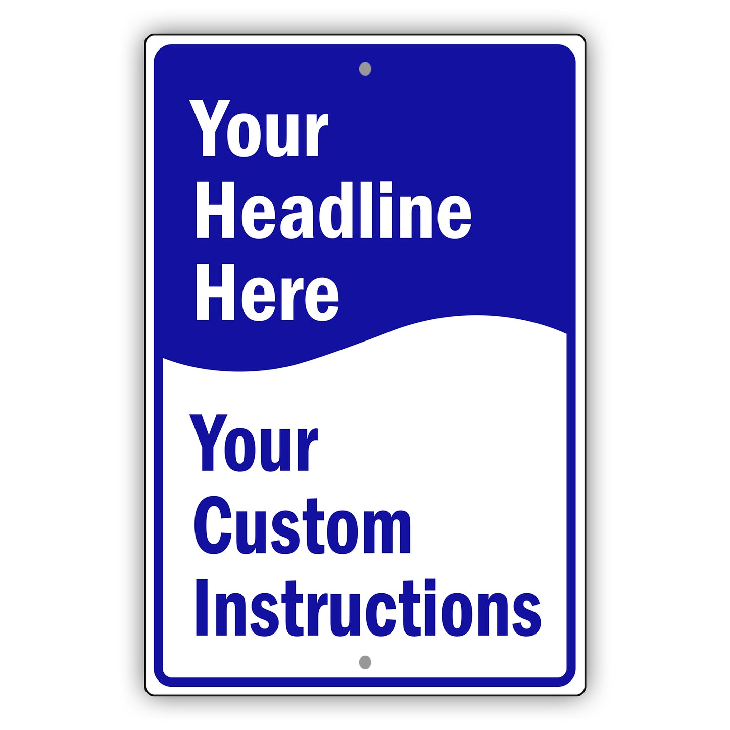 Your Headline Here sign