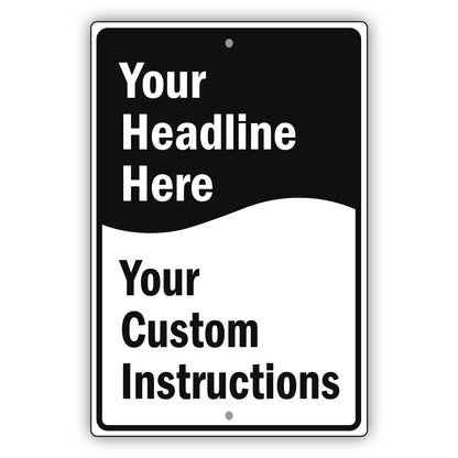 Your Headline Here sign