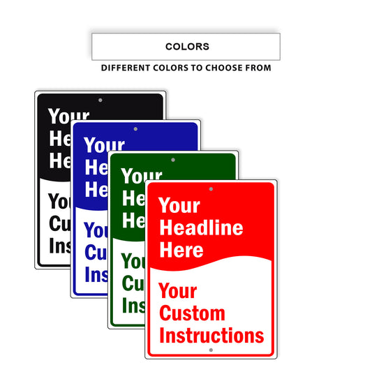 Your Headline Here sign