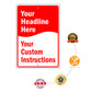 Your Headline Here sign