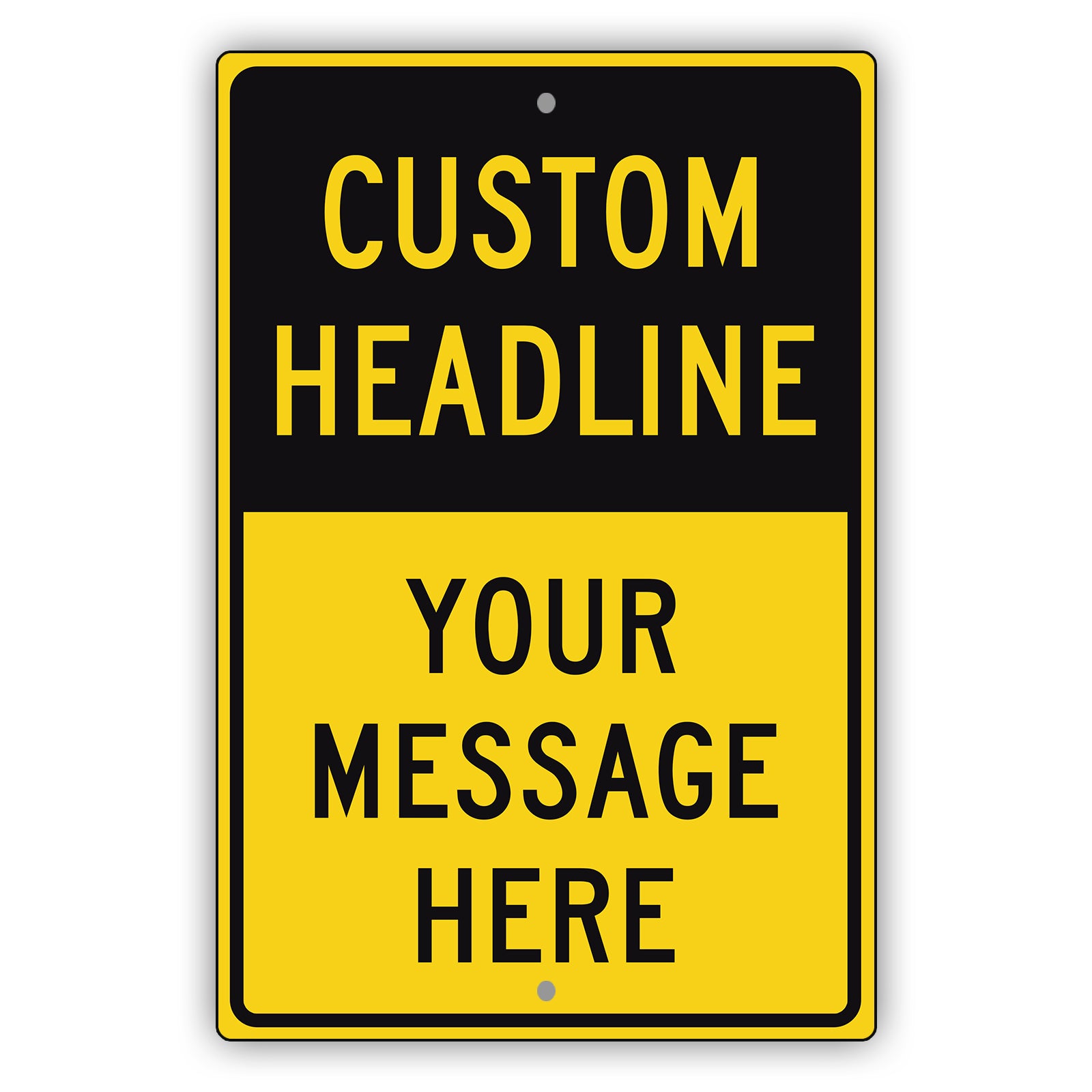 Custom Headline Sign