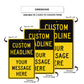 Custom Headline Sign