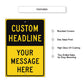 Custom Headline Sign