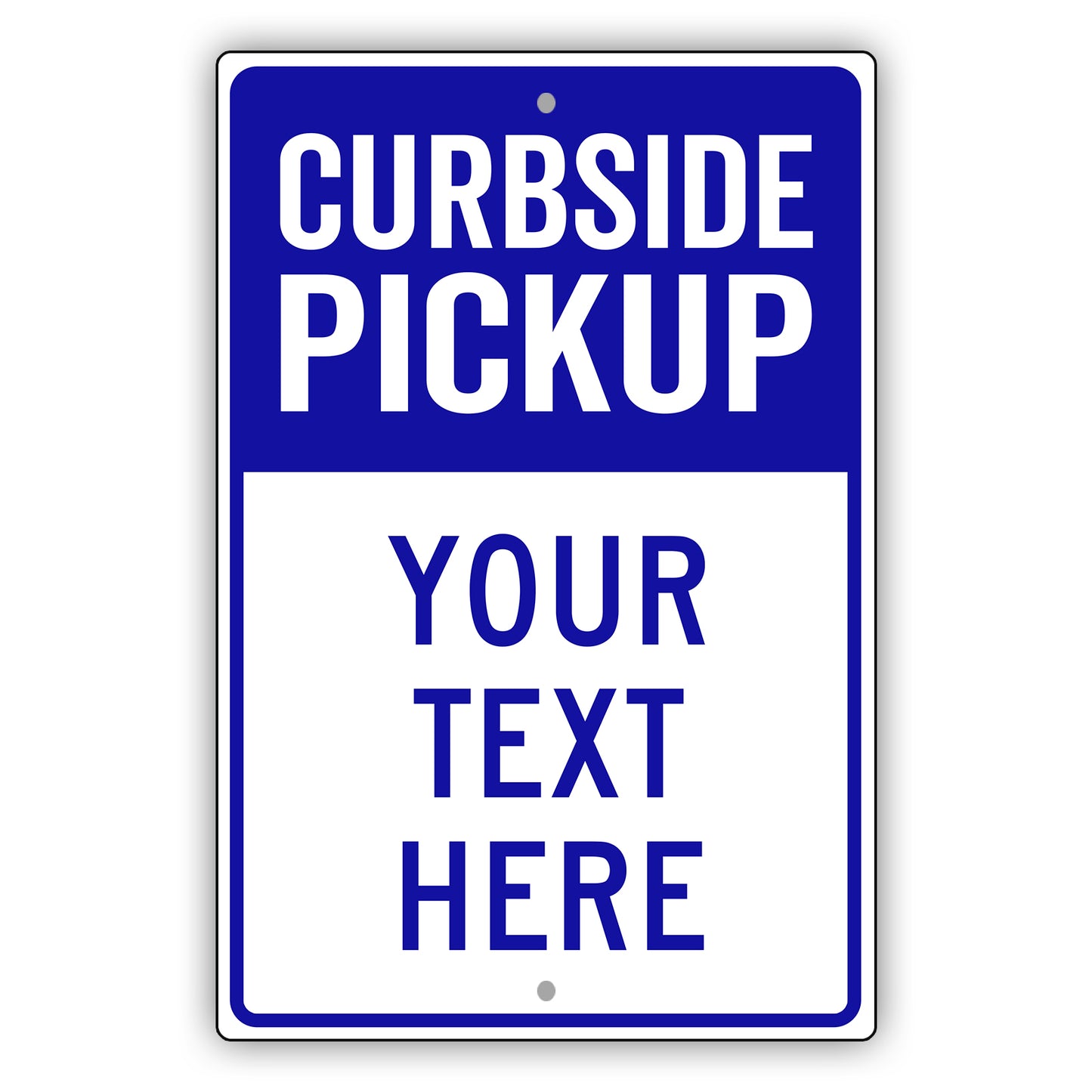 Curbside Pickup Sign