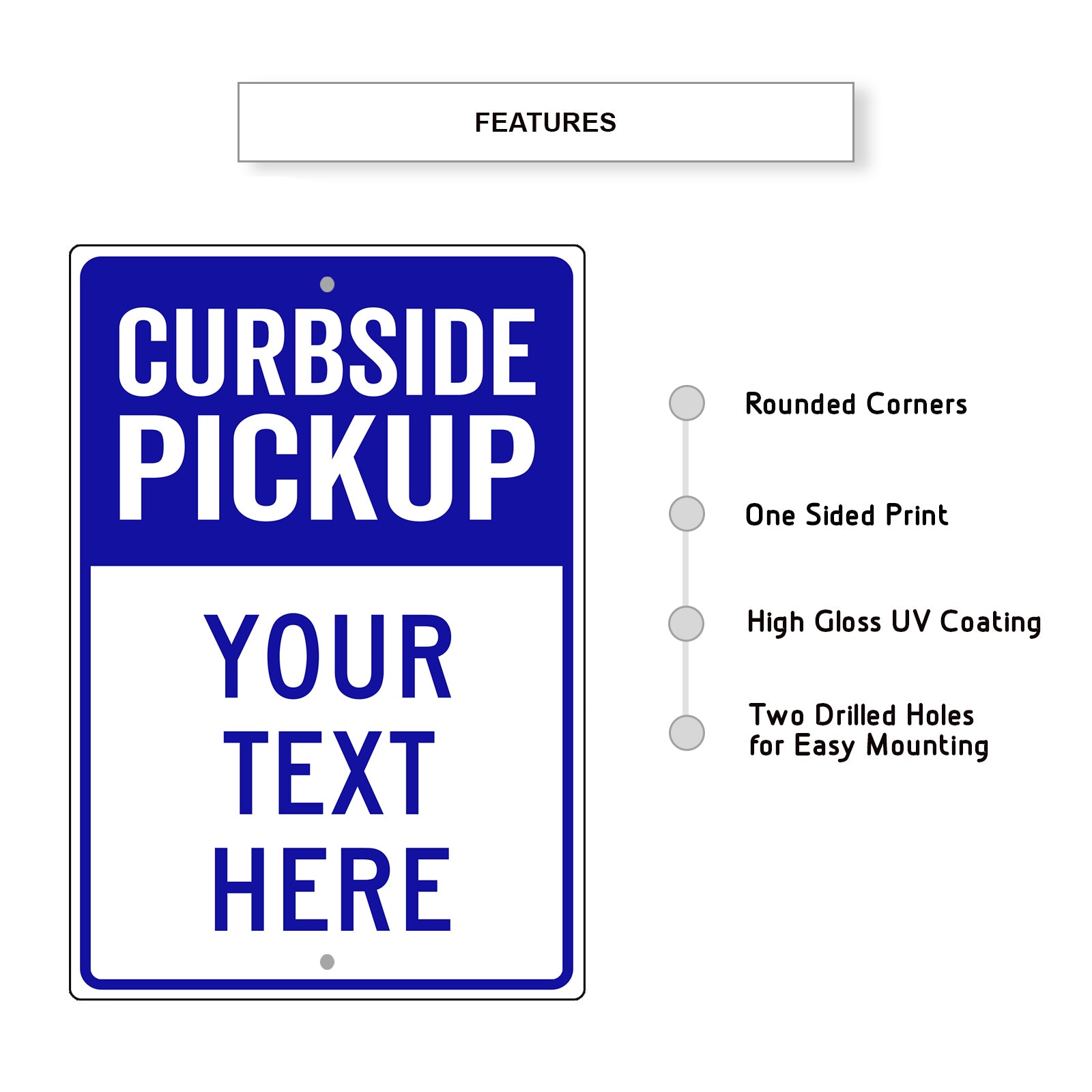 Curbside Pickup Sign - Sign Fever