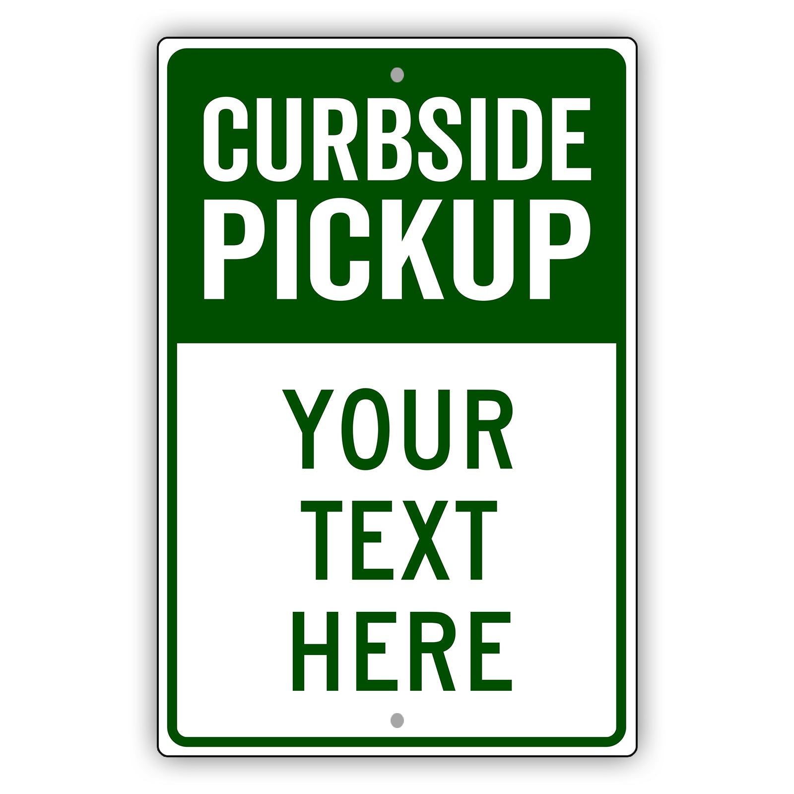 Curbside Pickup Sign