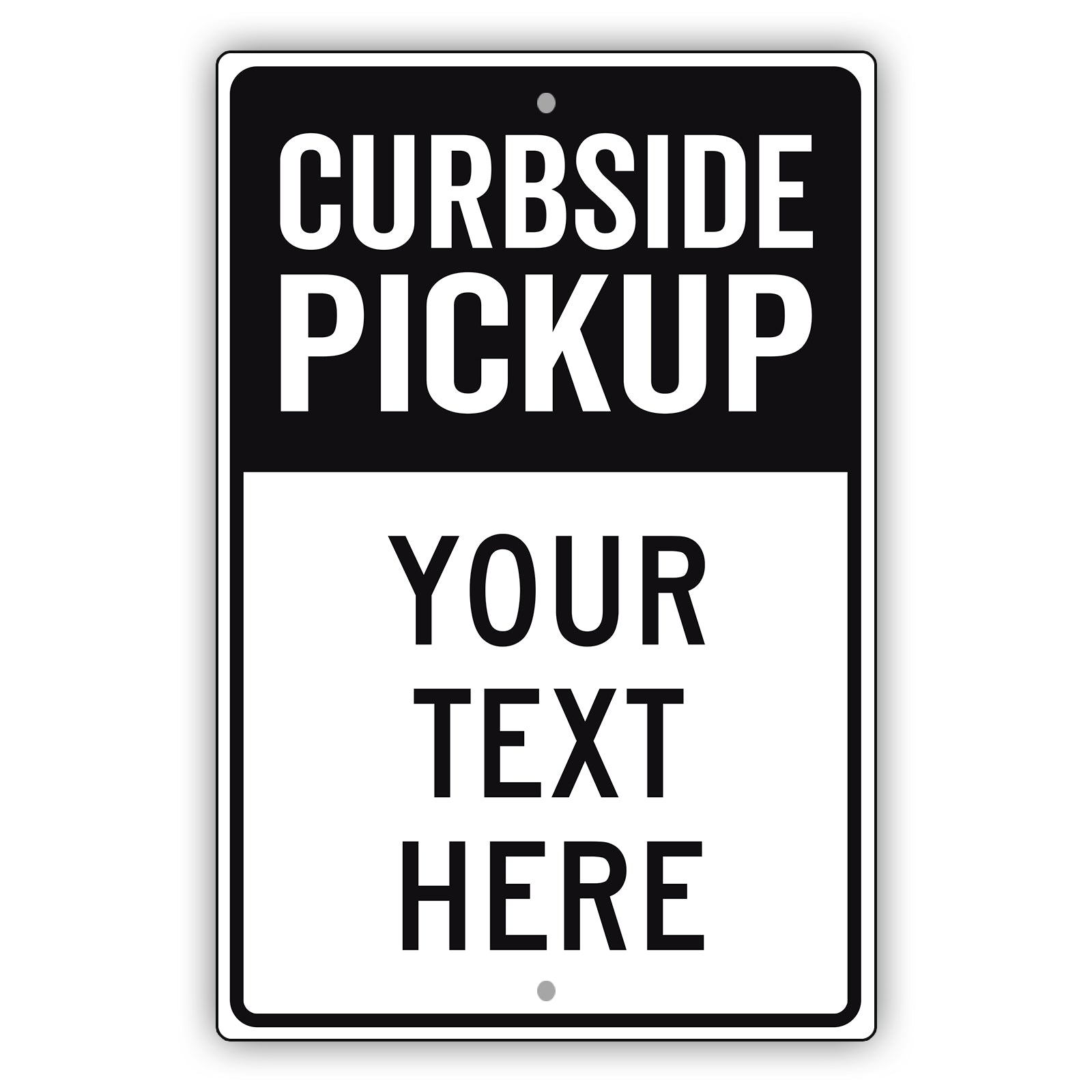 Curbside Pickup Sign
