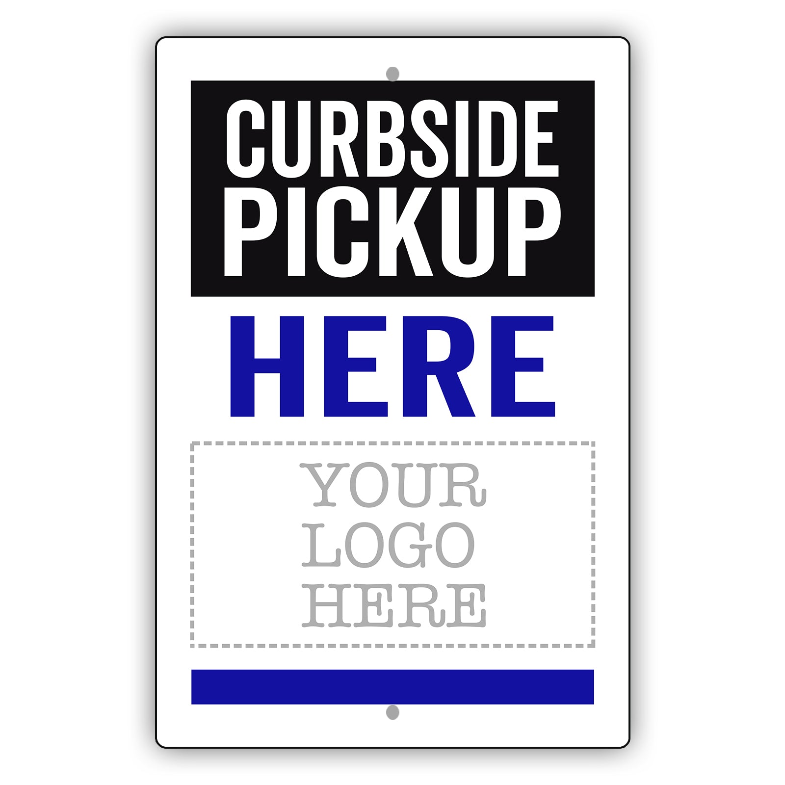 Curbside Pickup Here Sign
