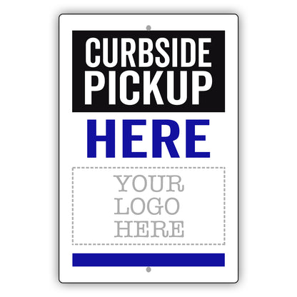 Curbside Pickup Here Sign