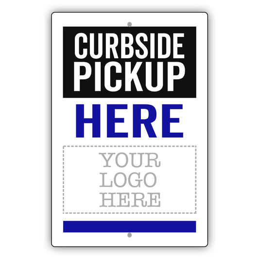 Curbside Pickup Here Sign