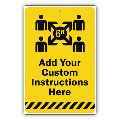 Add Your Custom Instruction Here Sign