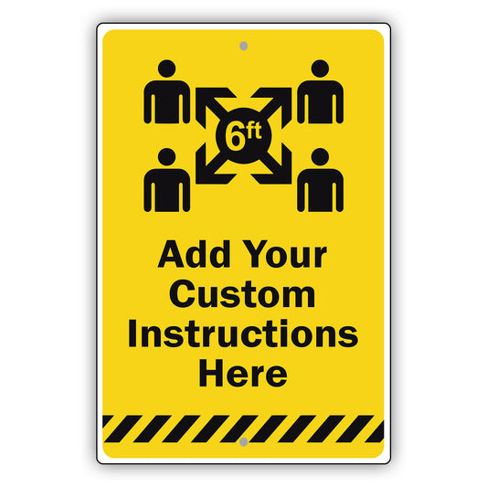 Add Your Custom Instruction Here Sign