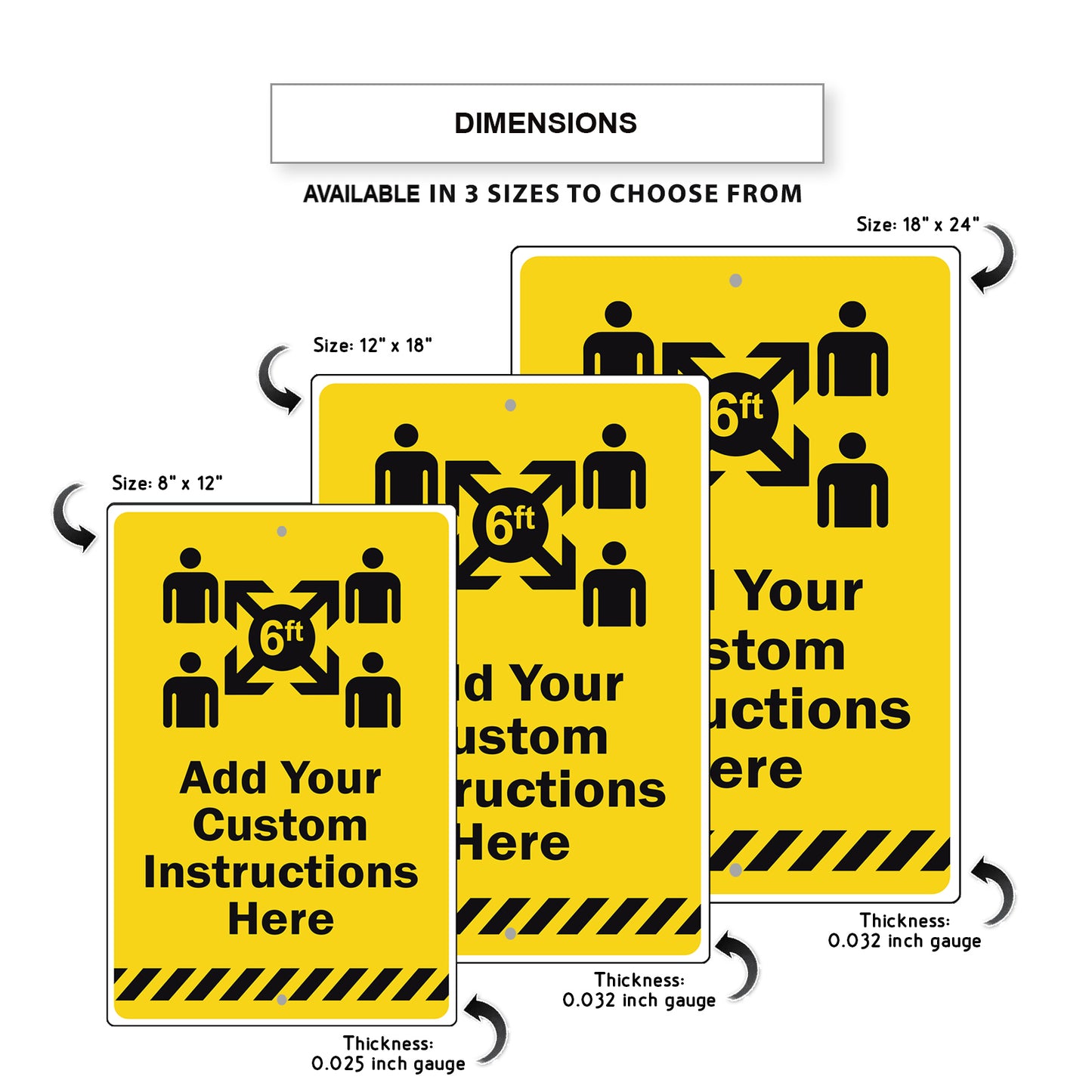 Add Your Custom Instruction Here Sign
