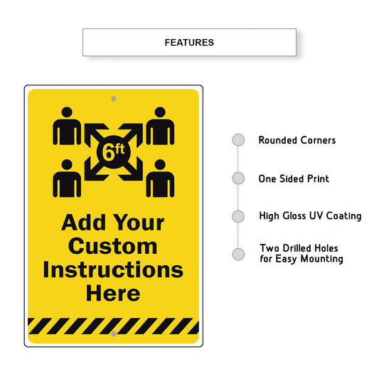 Add Your Custom Instruction Here Sign