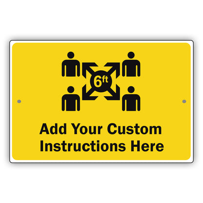 Add Your Custom Instruction Here Sign