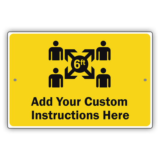 Add Your Custom Instruction Here Sign