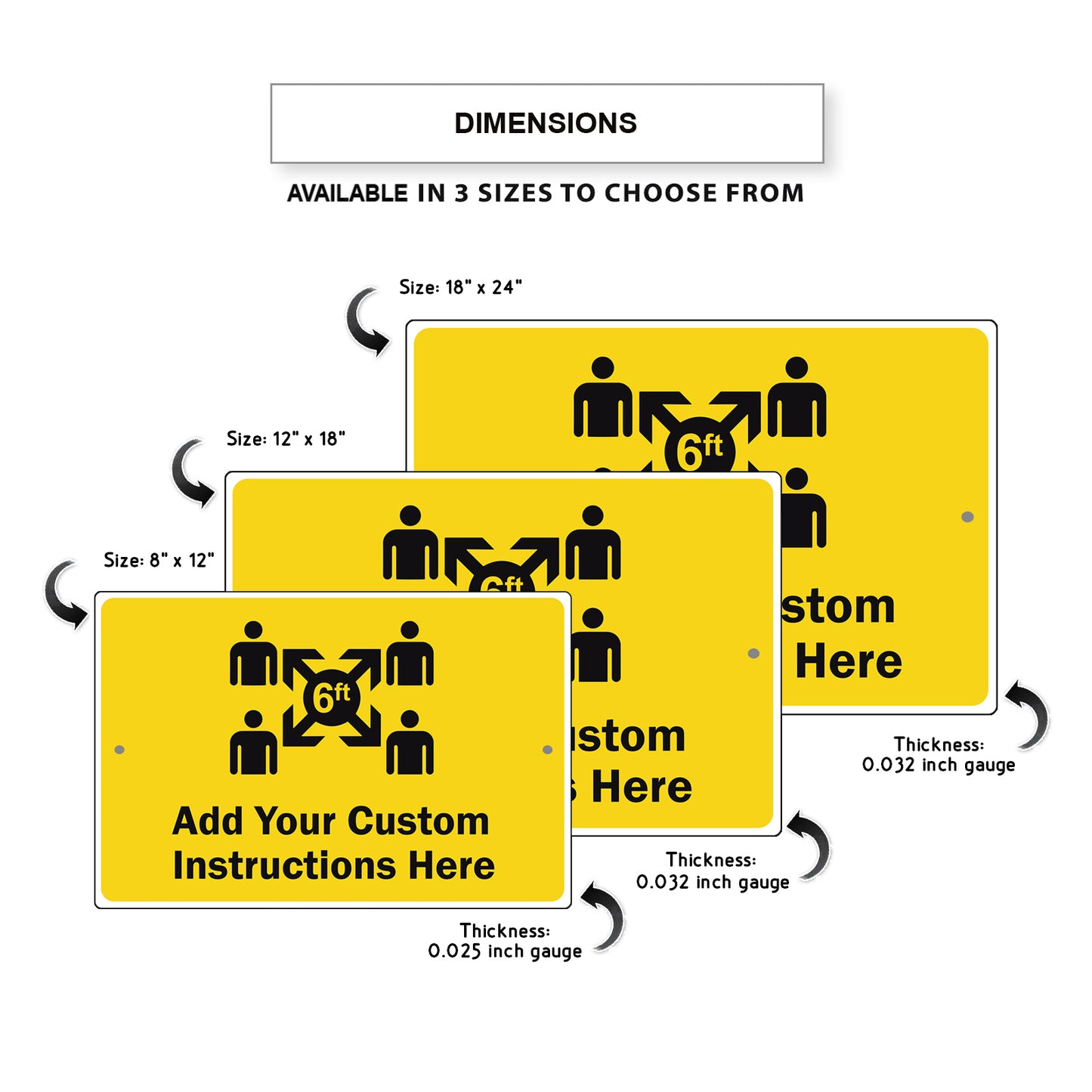 Add Your Custom Instruction Here Sign