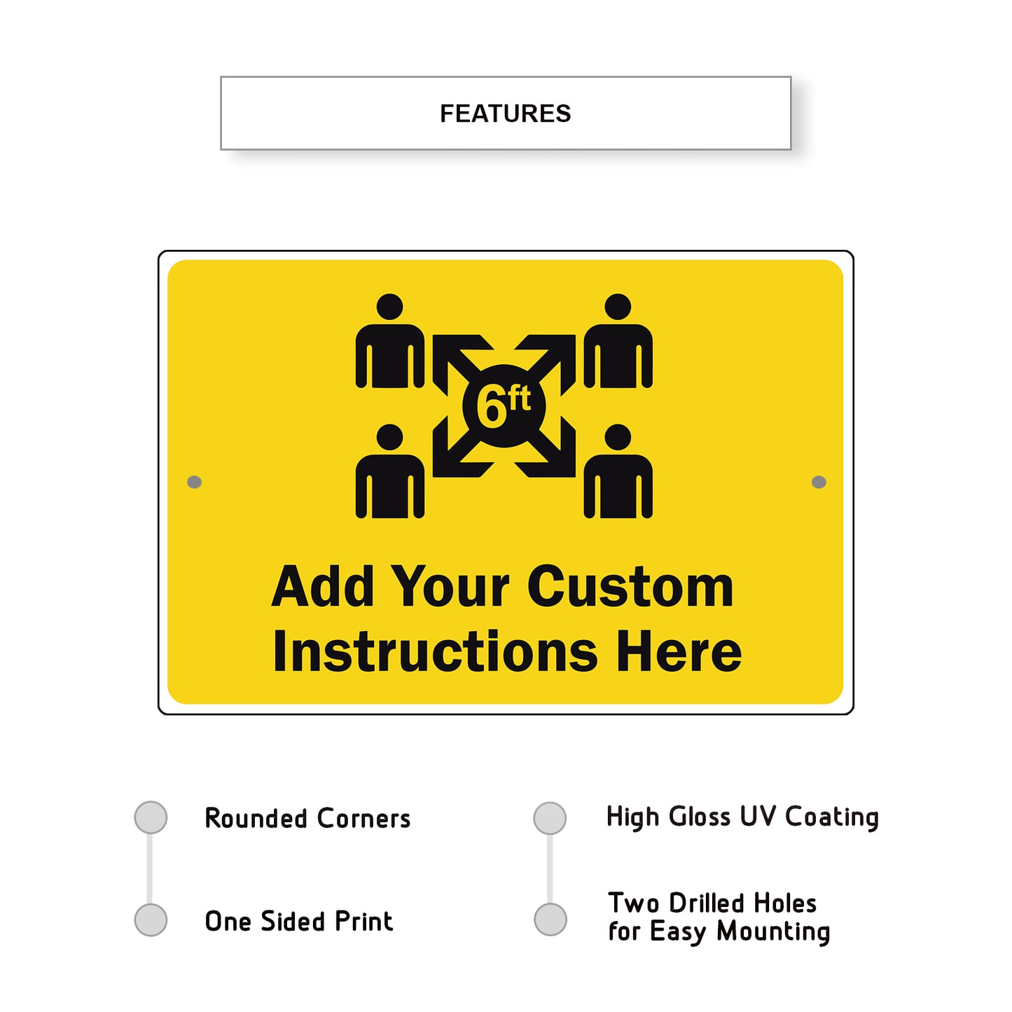 Add Your Custom Instruction Here Sign