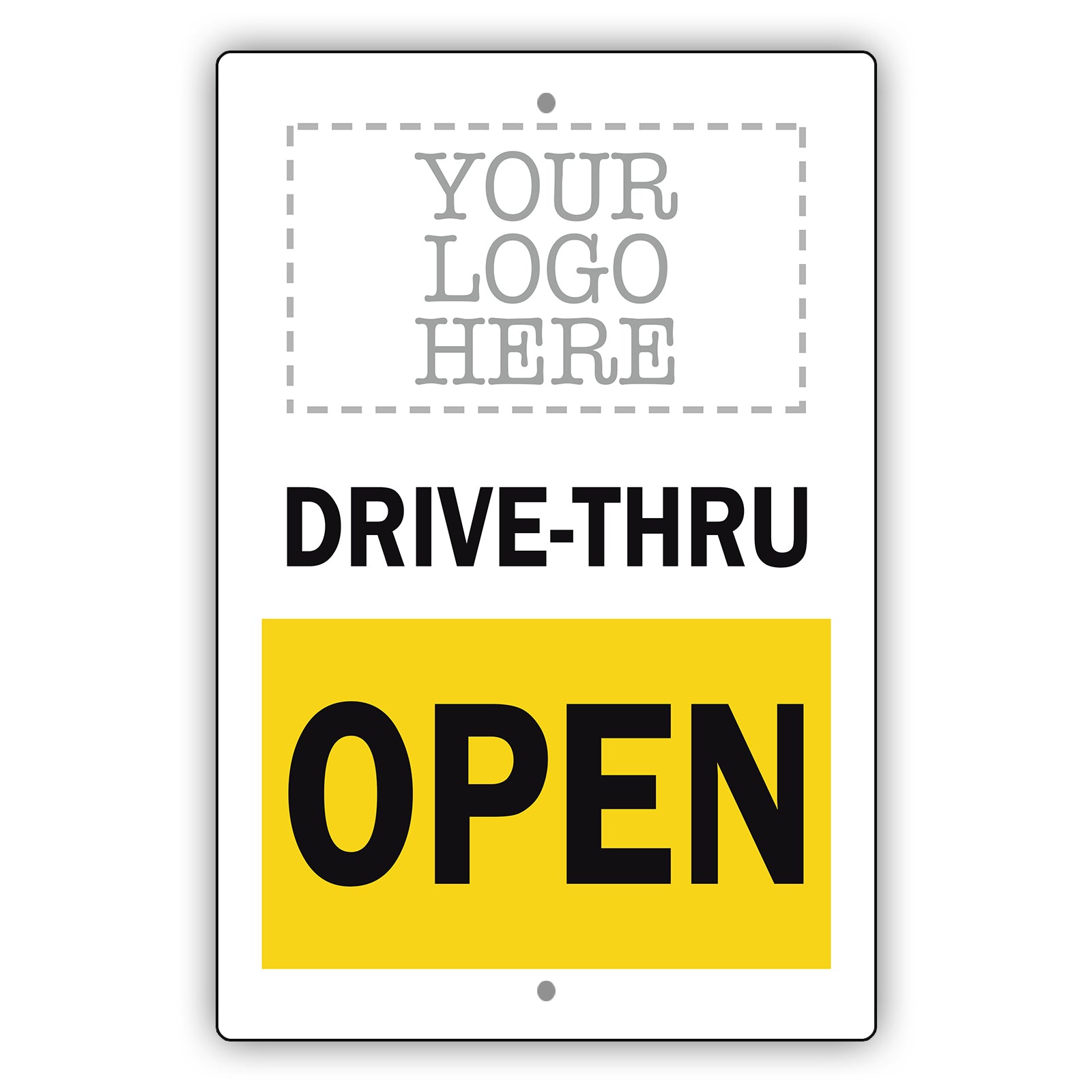 Drive-Thru Open Sign