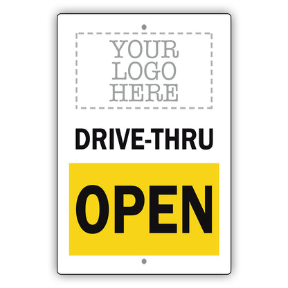 Drive-Thru Open Sign