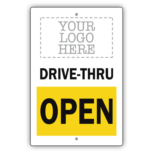 Drive-Thru Open Sign
