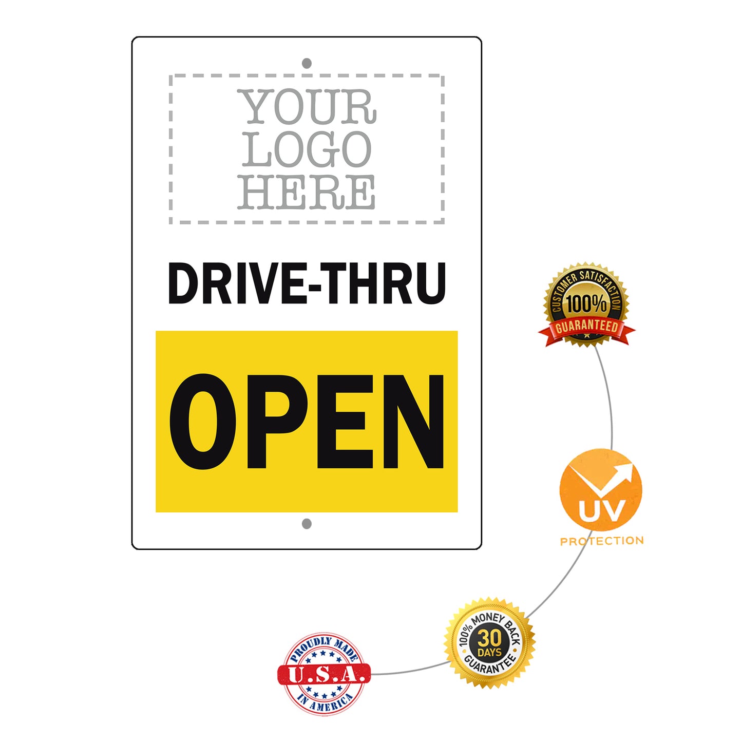 Drive-Thru Open Sign