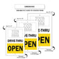 Drive-Thru Open Sign