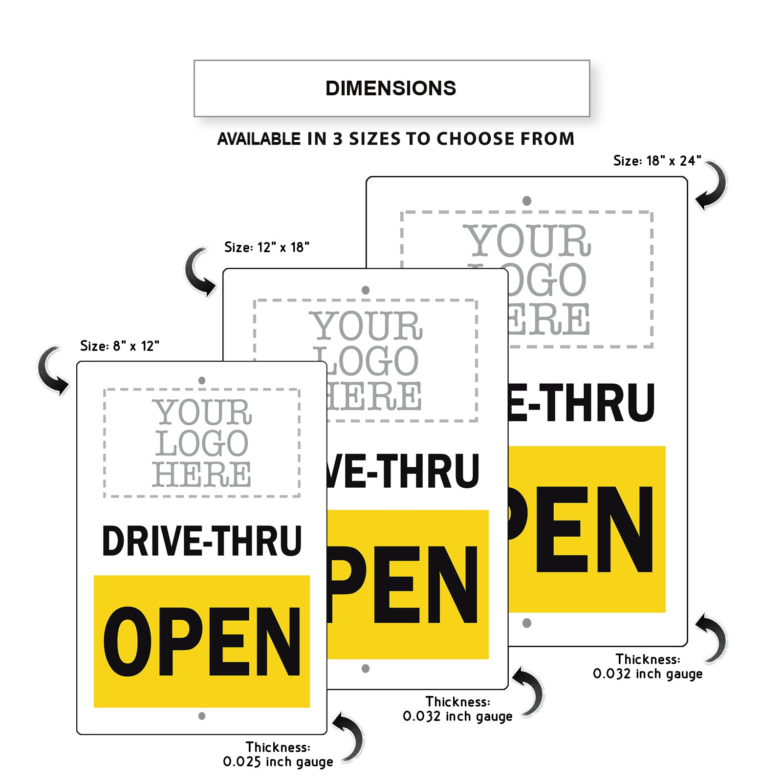 Drive-Thru Open Sign