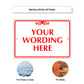 Your Wording Here Sign