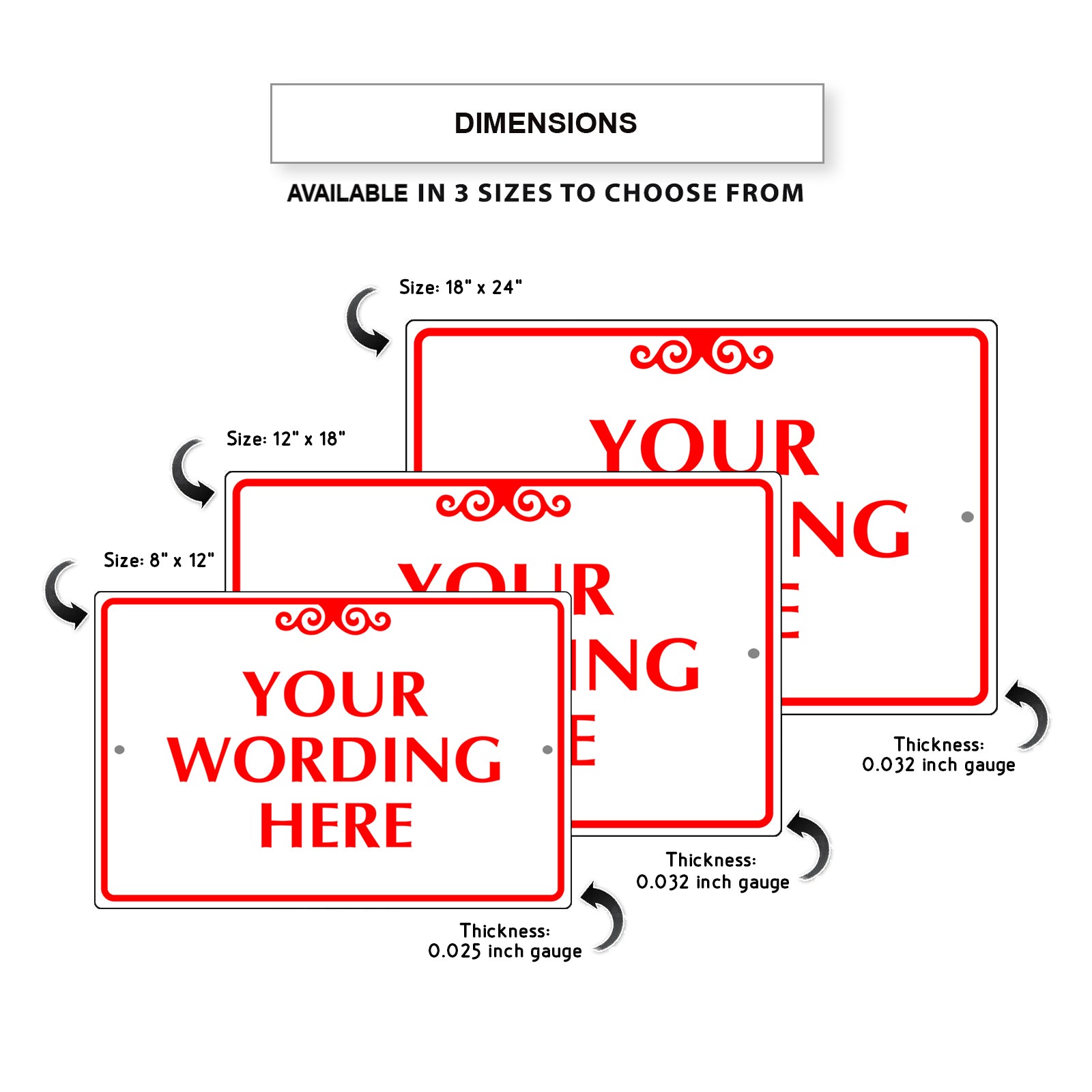 Your Wording Here Sign