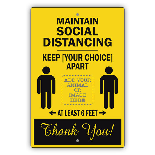 Maintain Social Distance Sign
