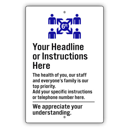 Your Headline Or Instructions Here SignYour Headline Or Instructions Here Sign
