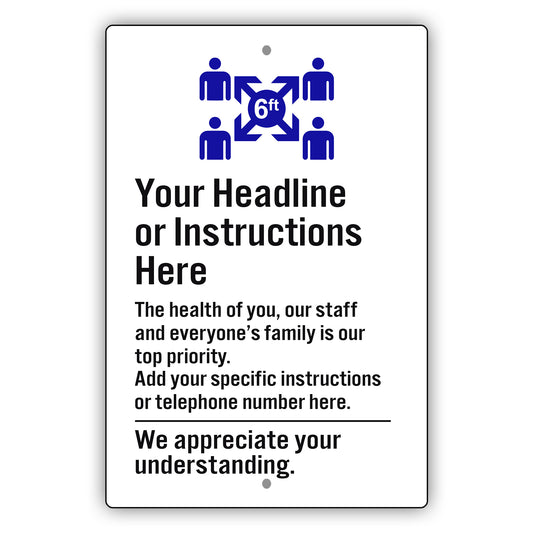 Your Headline Or Instructions Here SignYour Headline Or Instructions Here Sign