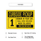 Curbside Pickup Reserved Sign